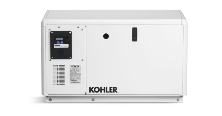 Kohler 11KW, 1-Phase Diesel Marine Generator with Sound Shield Enclosure | 11EKOZD