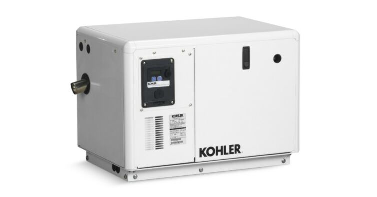 Kohler 7 KW Generador marino diésel con carcasa de protección acústica | 7EFKOZD