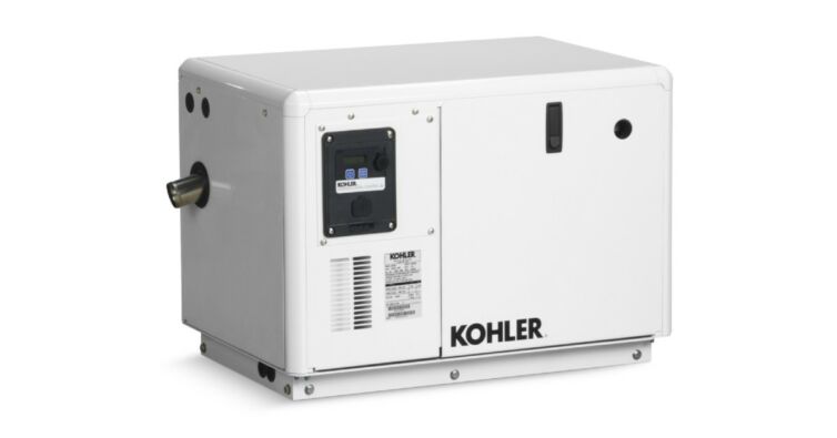 Kohler 8,5 KW Generador marino diésel con carcasa de protección acústica | 9EKOZD