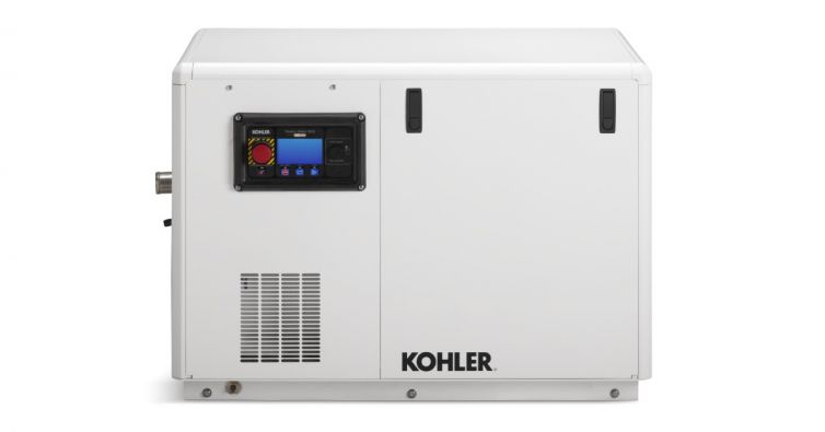 Kohler 21KW, 1-Phase Diesel Marine Generator with Sound Shield Enclosure | 21EKOZD