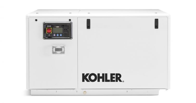 Kohler 32KW, Generador marino diésel monofásico con caja de protección acústica | 32EKOZD (24 VCC)