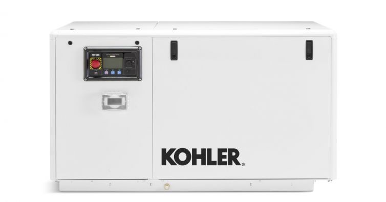 Kohler 40KW, Generador marino diésel trifásico con caja de protección acústica | 40EKOZD