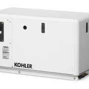 Kohler 9KW, 1-Phase Diesel Marine Generator with Sound Shield Enclosure | 9EFKOZD