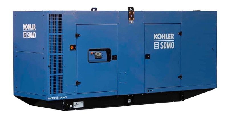 KOHLER SDMO 600KW Diesel Generator with Soundproofed Enclosure | D600U