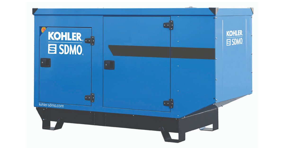 KOHLER SDMO Diesel Generator 60KW with Soundproofed Enclosure | J60UM