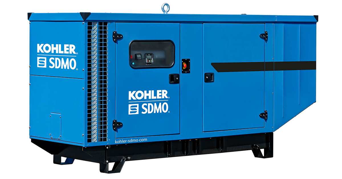 KOHLER SDMO Diesel Generator 149KW with Soundproofed Enclosure | J150U