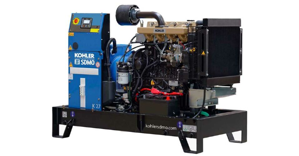 KOHLER SDMO Diesel Generator 30.7KW with Soundproofed Enclosure | K30U