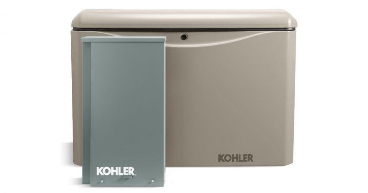 Kohler 14KW, generador de reserva monofásico para el hogar con gabinete de aluminio | 14RCAL-200SELS