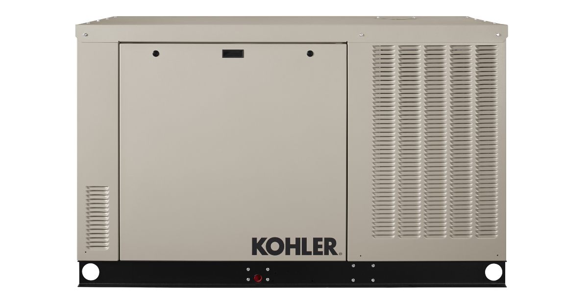 Kohler 38KW, 3-Phase 208V Home Standby Generator with Aluminum Enclosure | 38RCLC