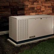 Kohler 38KW, Generador de reserva para el hogar trifásico de 240 V con gabinete de aluminio | 38RCLC