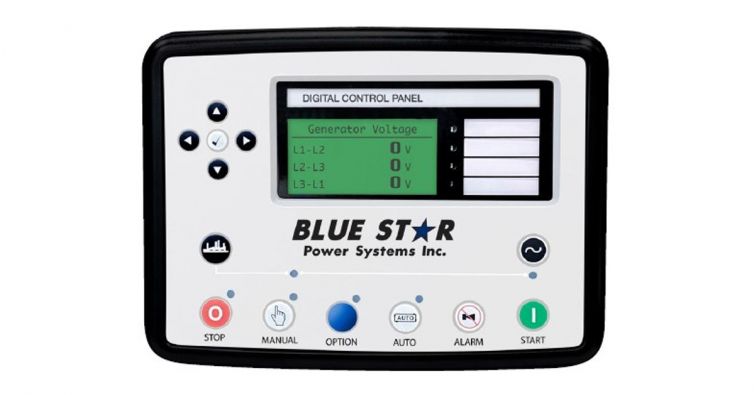 BLUE STAR Power Systems de 300 KW Generador diésel Tanque de 72 horas con recinto atenuado de sonido | VD300-01