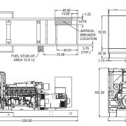 BLUE STAR Power Systems 1250KW Diesel Generator 24 Hour Tank | MD1250-01