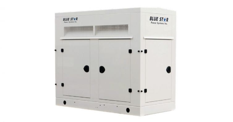 BLUE STAR Power Systems 200KW Gaseous Generator with Sound Attenuated Enclosure | NG200-01