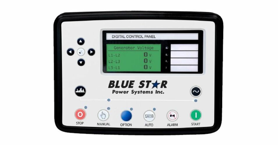 BLUE STAR Power Systems 350KW Generador gaseoso con recinto atenuado de sonido | NG350-01
