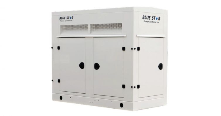 BLUE STAR Power Systems 500KW Gaseous Generator with Sound Attenuated Enclosure | NG500-02