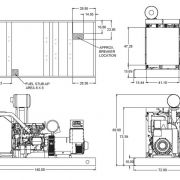 BLUE STAR Power Systems 400KW Diesel Generator 72 Hour Tank | PD400-01