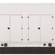 BLUE STAR Power Systems de 550 KW Generador diésel Tanque de 24 horas con recinto atenuado de sonido | VD550-01