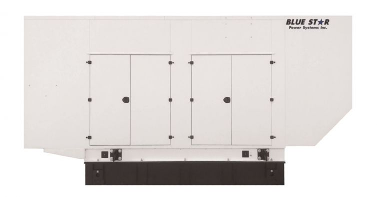 BLUE STAR Power Systems 300KW Diesel Generator 24 Hour Tank with Sound Attenuated Enclosure | VD300-01