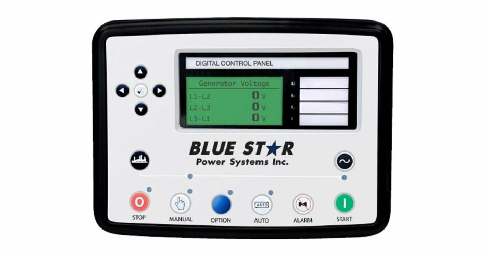 BLUE STAR Power Systems de 400 KW Generador diésel Tanque de 72 horas con recinto atenuado de sonido | VD400-01