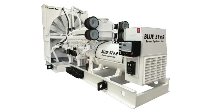BLUE STAR Power Systems 450KW Generador diésel Tanque de 48 horas | VD450-01
