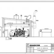 Used 6.3 MWe NATURAL GAS GENERATION PLANT GUASCOR – SIEMENS model FGLD480
