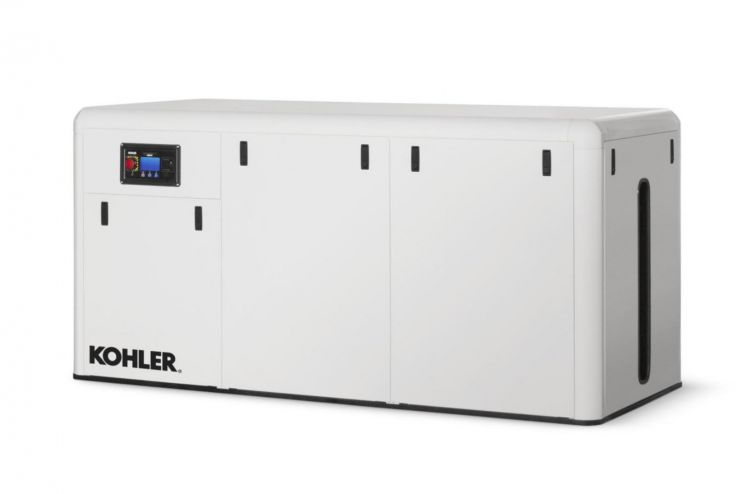 Kohler 125KW, 3-Phase Diesel Marine Generator with Sound Shield Enclosure 125EFOZDJ