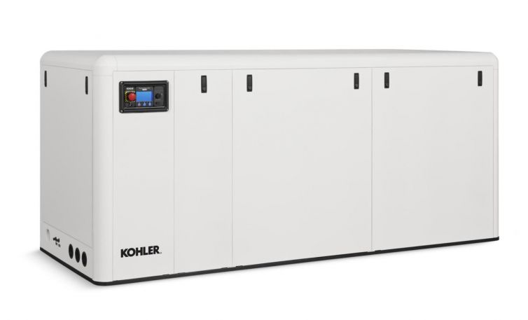 Kohler 175KW, 3-Phase Diesel Marine Generator with Sound Shield Enclosure 175EFOZDJ