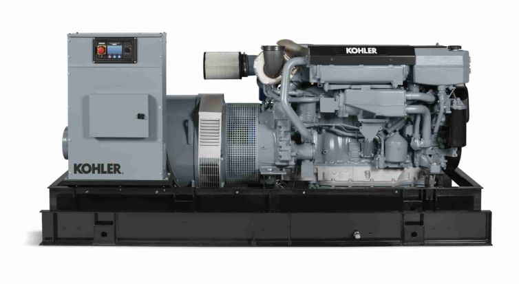 Kohler 350KW, 3-Phase Diesel Marine Generator Open unit 350EOZCS