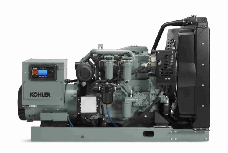 Kohler 55KW, 3-Phase Diesel Marine Generator Open unit 55EFOZCJ