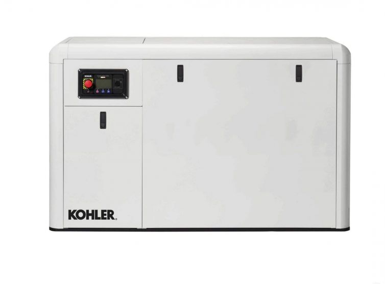 Kohler 55KW, 3-Phase Diesel Marine Generator with Sound Shield Enclosure 55EOZDJ