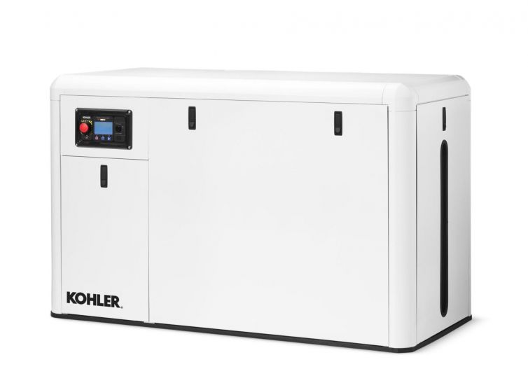 Kohler 55KW, 3-Phase Diesel Marine Generator with Sound Shield Enclosure 55EOZDJ