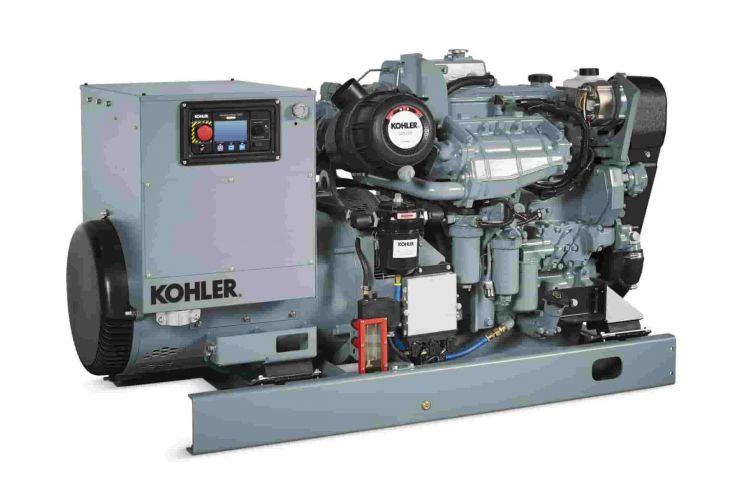 Kohler 70KW, 3-Phase Diesel Marine Generator Open unit 70EFOZCJ